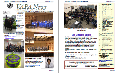VAPA Newsletter Image 3/9/15